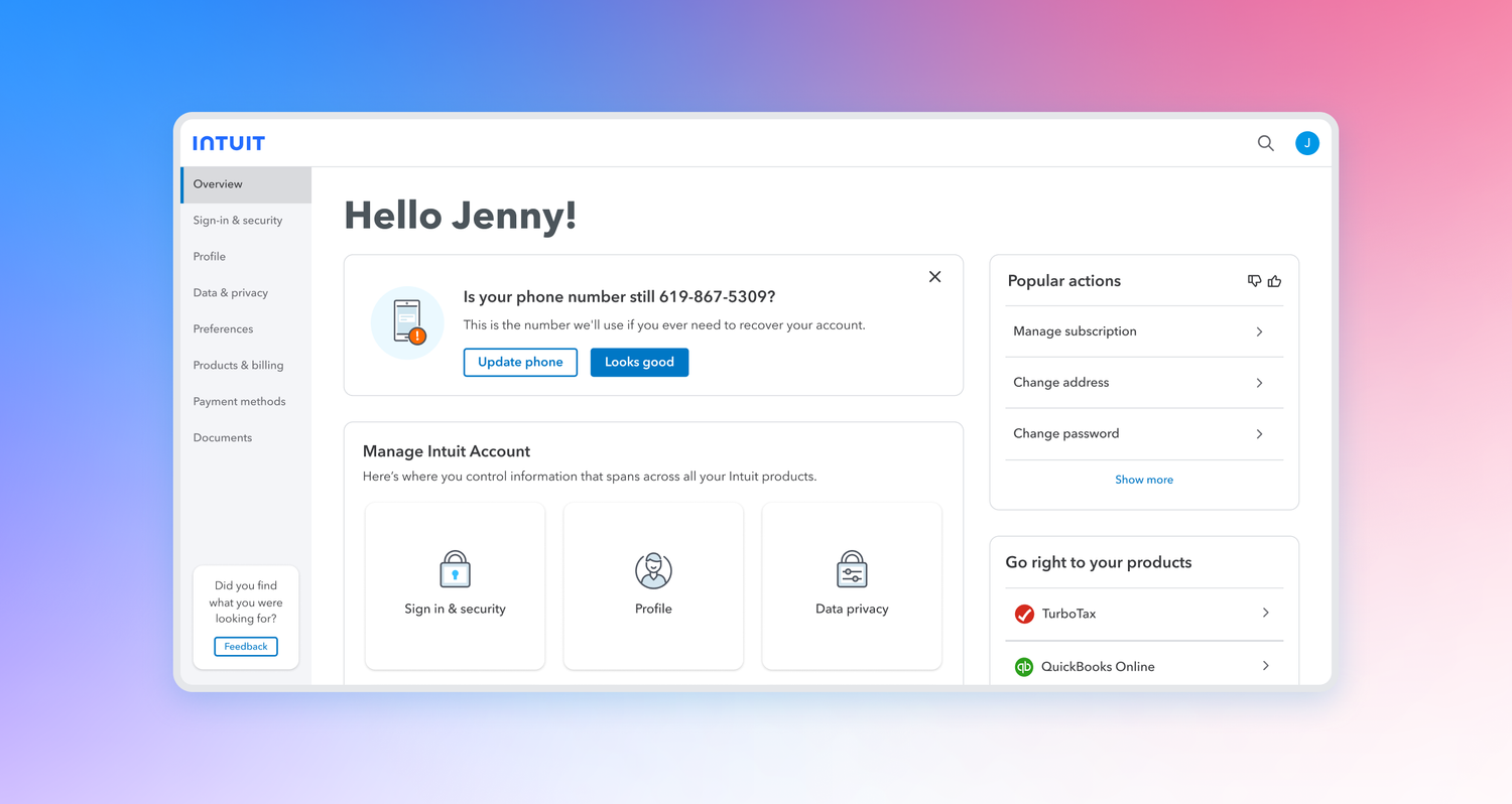 Intuit: AI/ML Account Recommendation Redesign