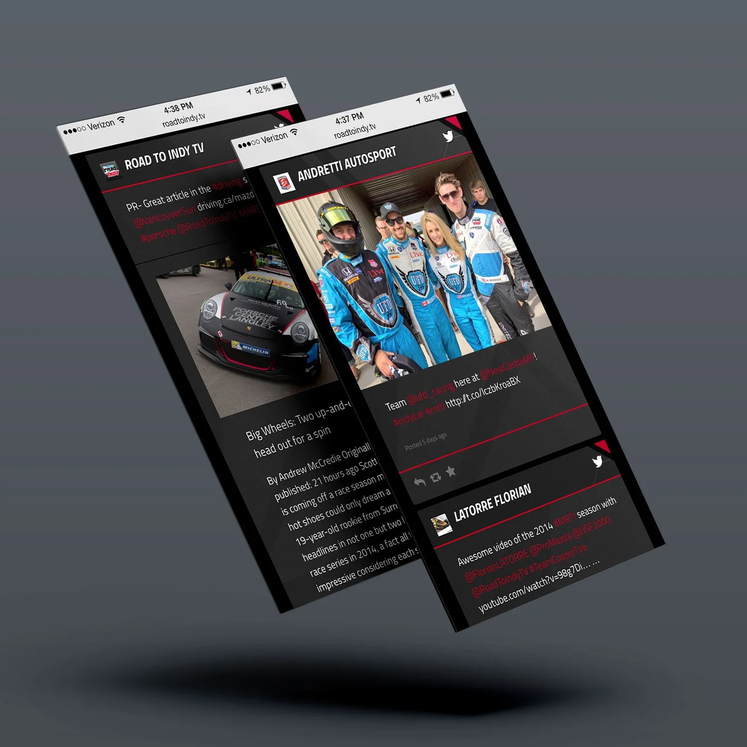 Mazda Road To Indy.TV Content Aggregator