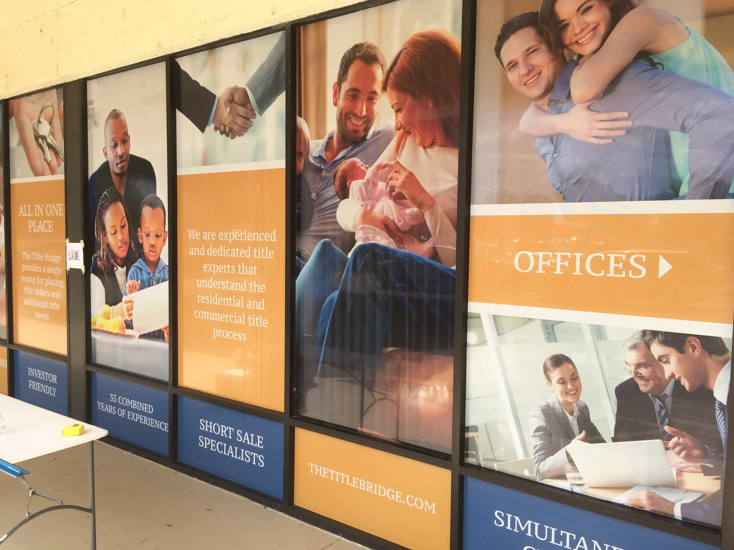 The Title Bridge: Outdoor Marketing Design