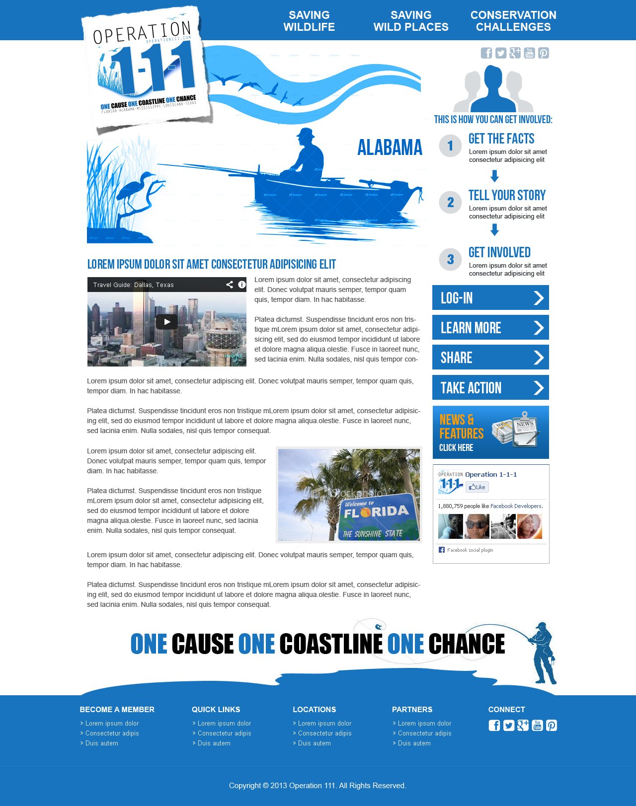 Raising Awareness About Gulf Coast Conservation, project visual