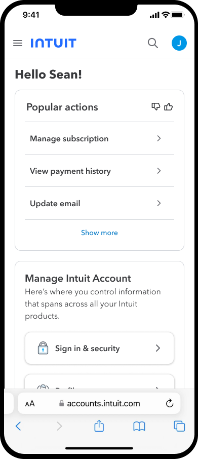 Intuit: Helping Customers Complete Tasks Easier, project visual