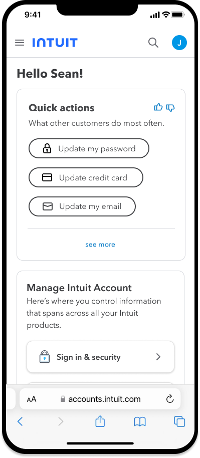 Intuit: Helping Customers Complete Tasks Easier, project visual