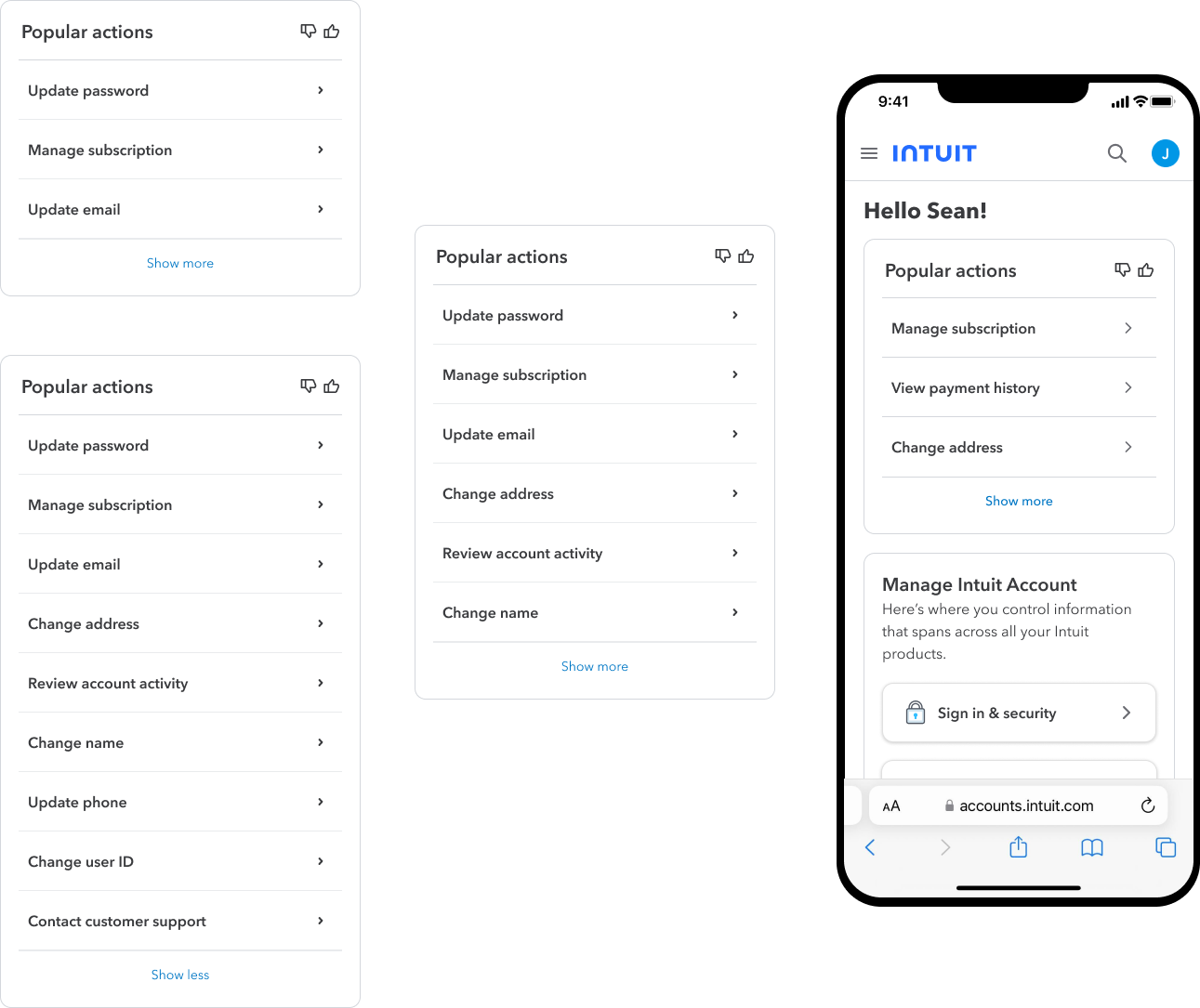 Intuit: Helping Customers Complete Tasks Easier, project visual