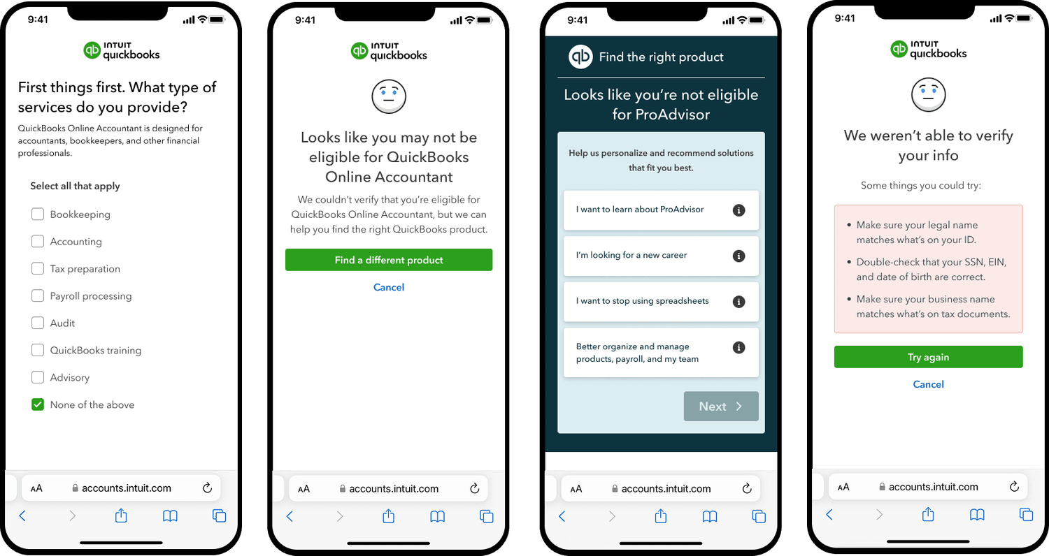QuickBooks: Automating Identity Verification, project visual