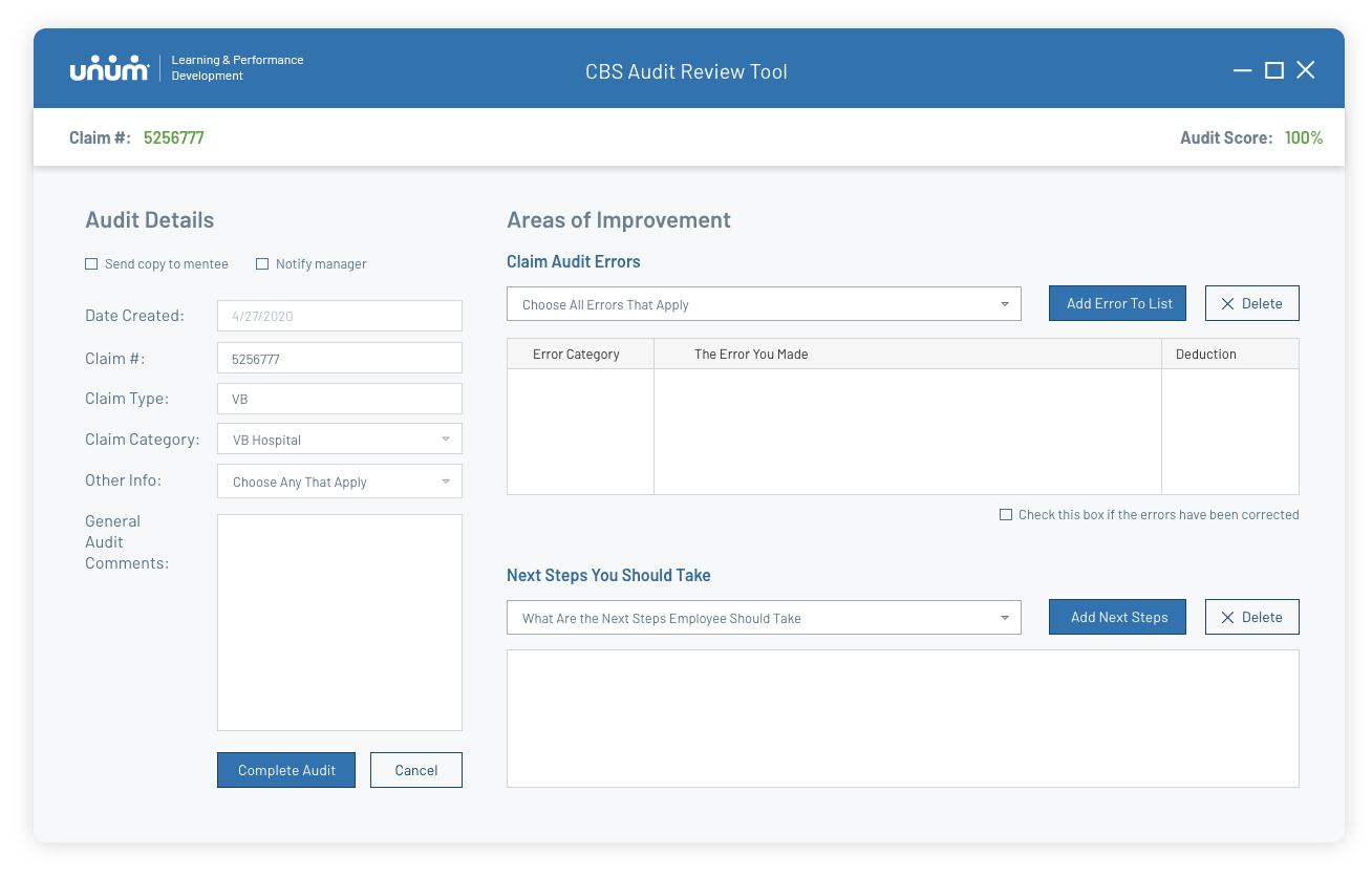 UNUM: Modernizing Workforce Management Applications, project visual