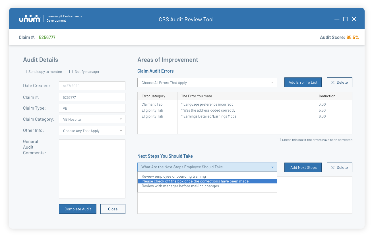 UNUM: Modernizing Workforce Management Applications, project visual